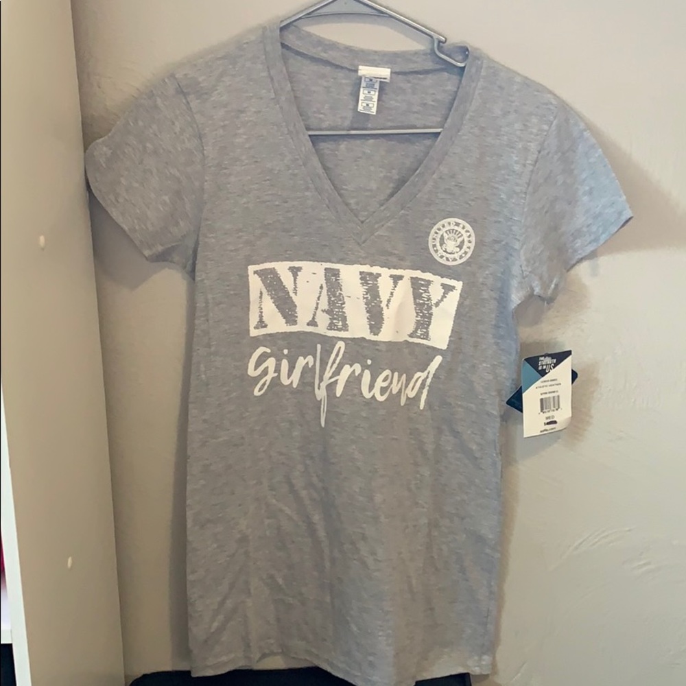 Navy girlfriend T-Shirt